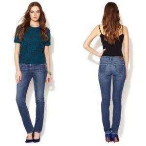 AG Adriano Goldschmied “The Premiere” Skinny Straight Mid Rise Jeans Size 27R